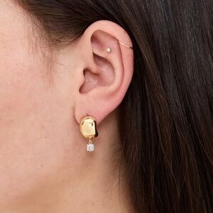 NEW SHASHI Women's Aoki Hoops, Gold, One Size